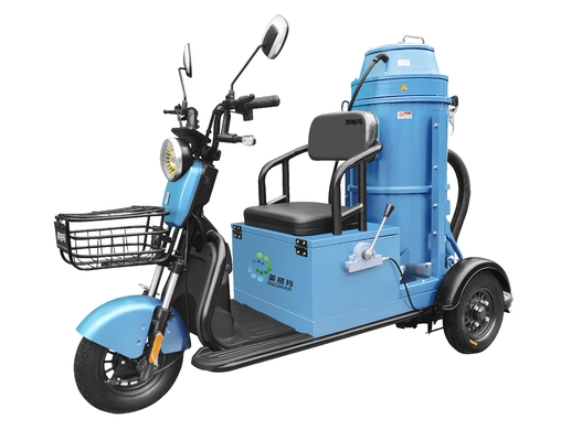 Double Barrel	Industrial Riding Vacuum Cleaners Battery Powered Three Wheels