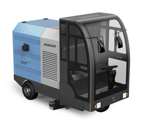 100ahx4 Industrial Riding Vacuum Cleaners , Industrial Shop VAC Vehicle 48V