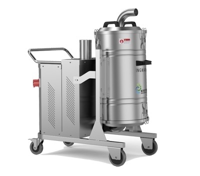 aspiradora industrial de 70L con batería para la industria del embalaje textil